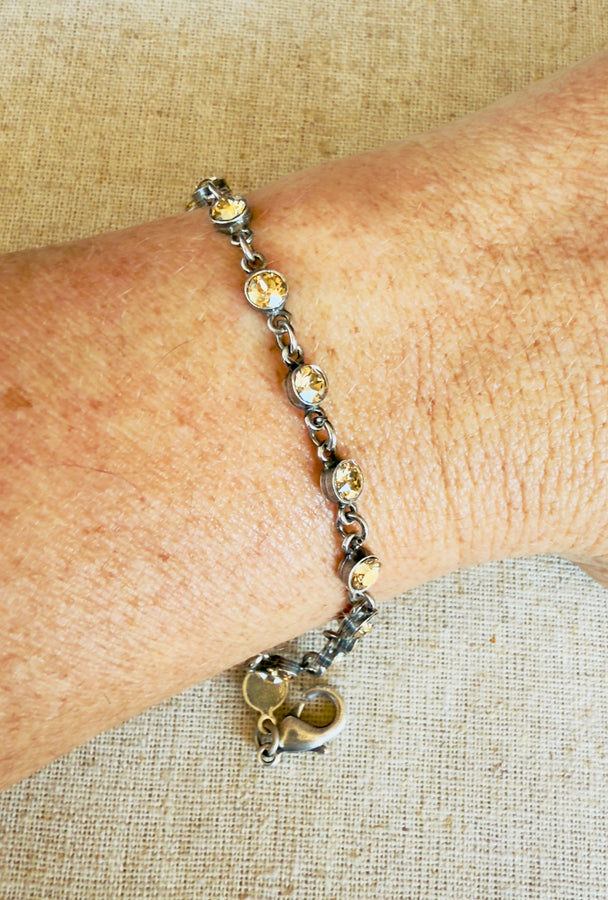 Mila Petite Crystal Link Bracelet