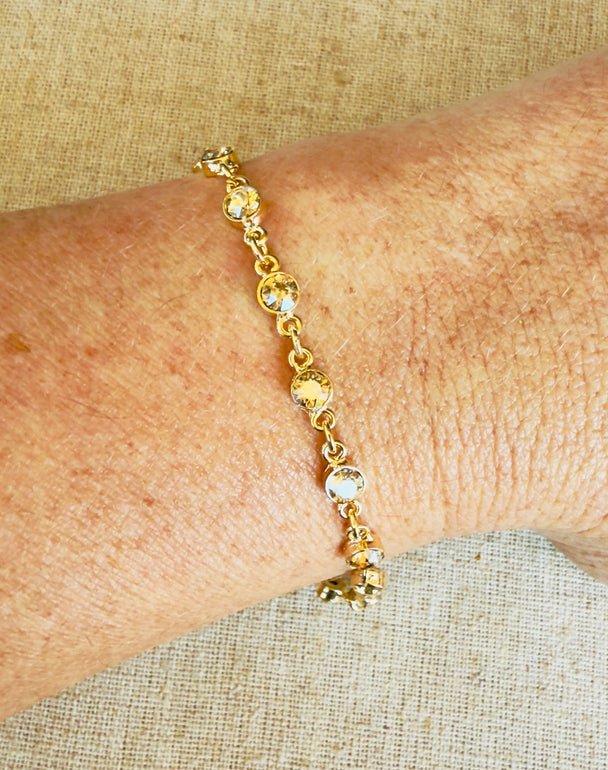 Mila Petite Crystal Link Bracelet