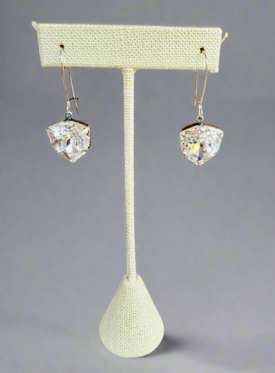 Sallie Crystal Teardrop Dangle Earrings
