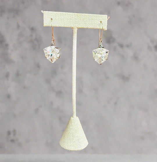 Sallie Crystal Teardrop Dangle Earrings