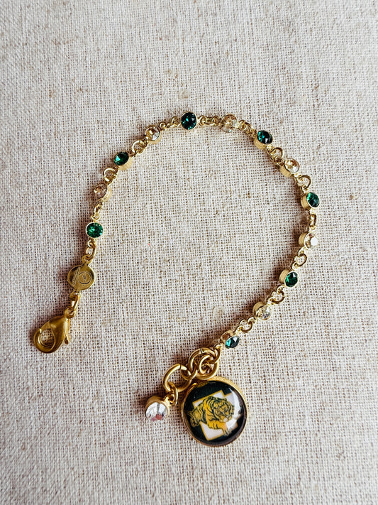Conway Tigers Crystal Bracelet
