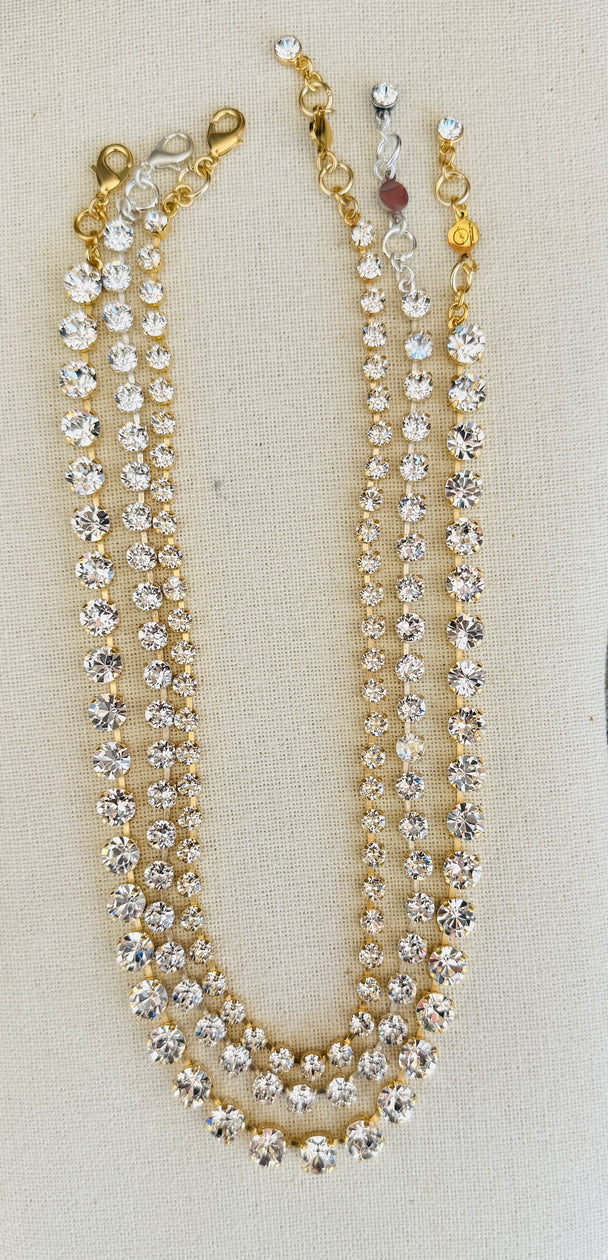 Starlight Crystal Tennis Necklace