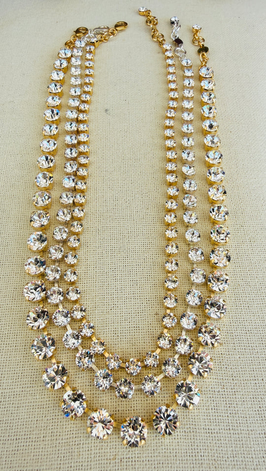 Starlight Crystal Tennis Necklace