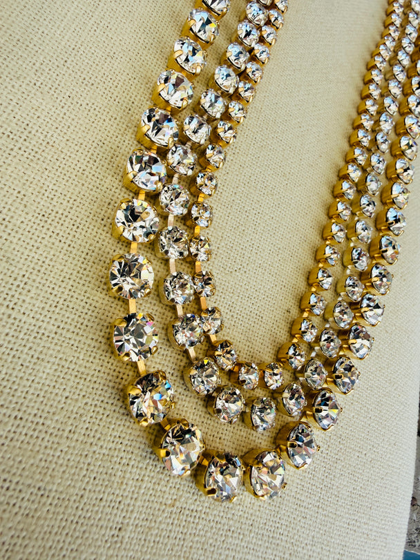 Starlight Crystal Tennis Necklace