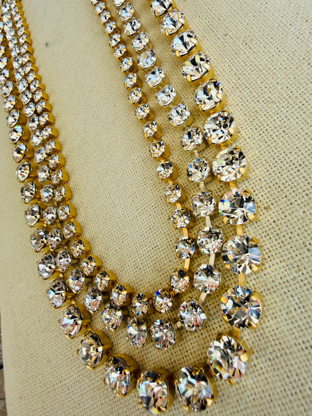 Starlight Crystal Tennis Necklace