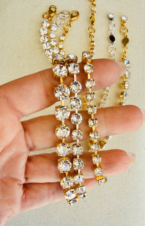 Starlight Crystal Tennis Necklace