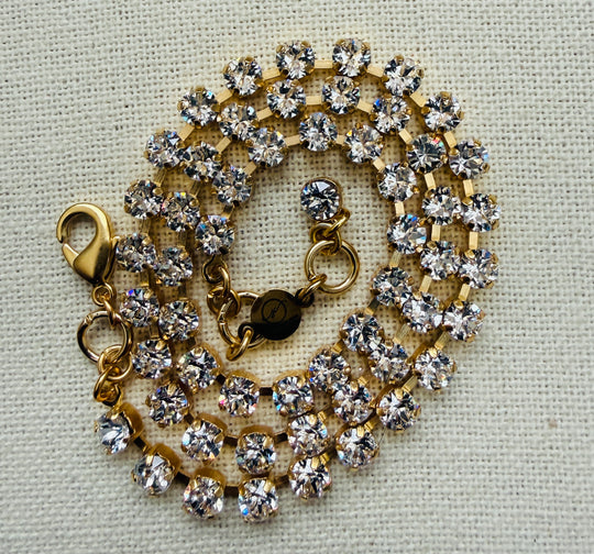 Starlight Crystal Tennis Necklace
