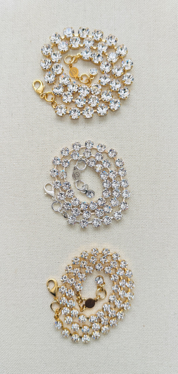 Starlight Crystal Tennis Necklace