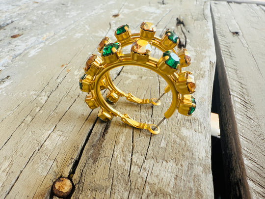 Conway Tiger Hoop Earrings - Sheila