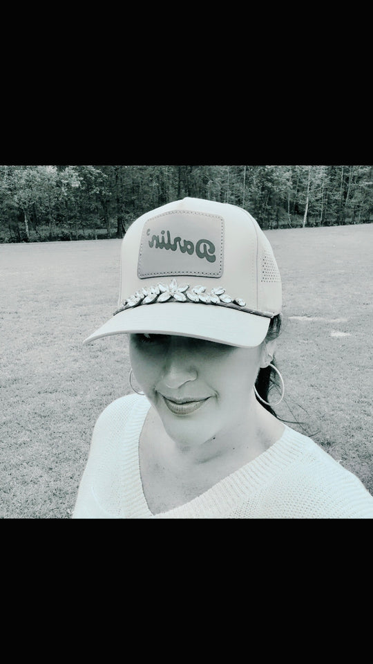 Women's "Darlin" Crystal Embellished Hat