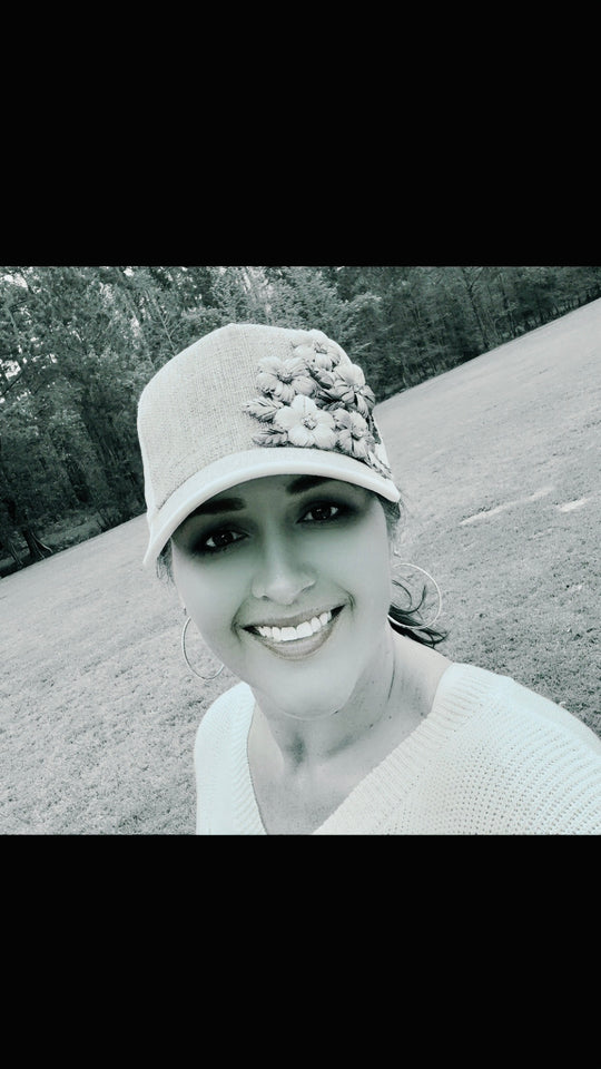 Emily Women's Floral Glitz Trucker Hat