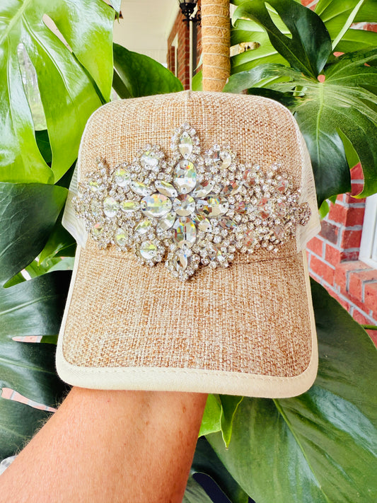 Erin Women's Two Toned Glitz Trucker Hat