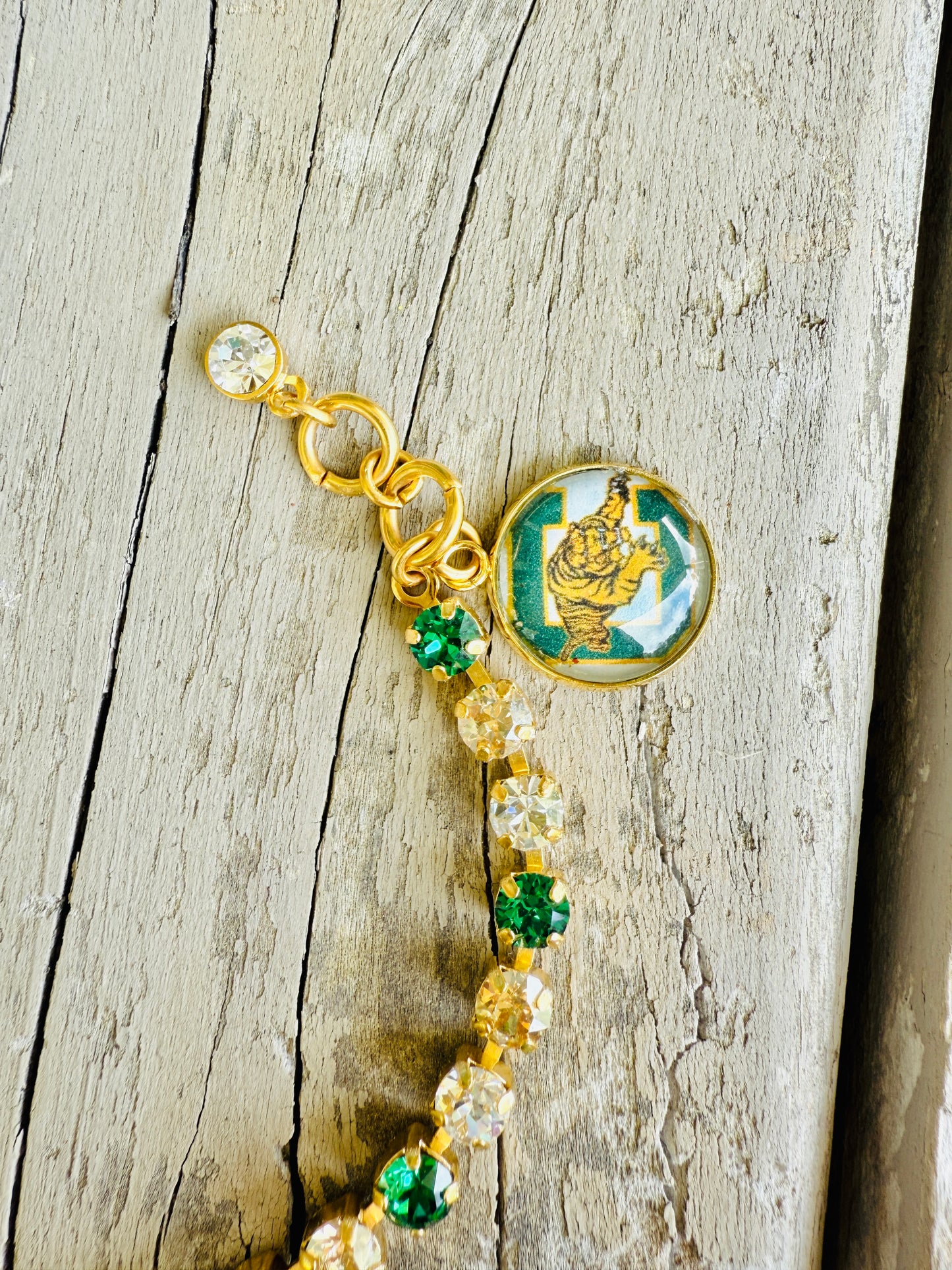 Conway Tigers Crystal Tennis Bracelet