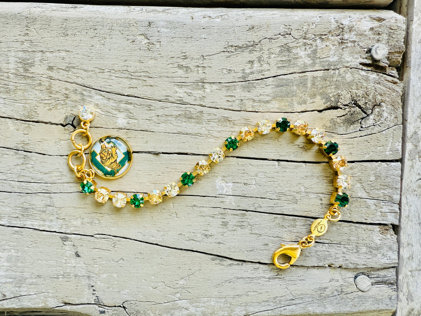 Conway Tigers Crystal Tennis Bracelet