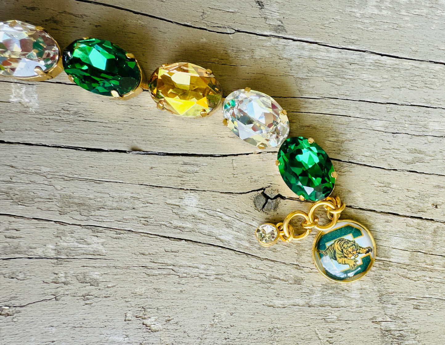 Conway Tiger Oval Cut Crystal Bracelet