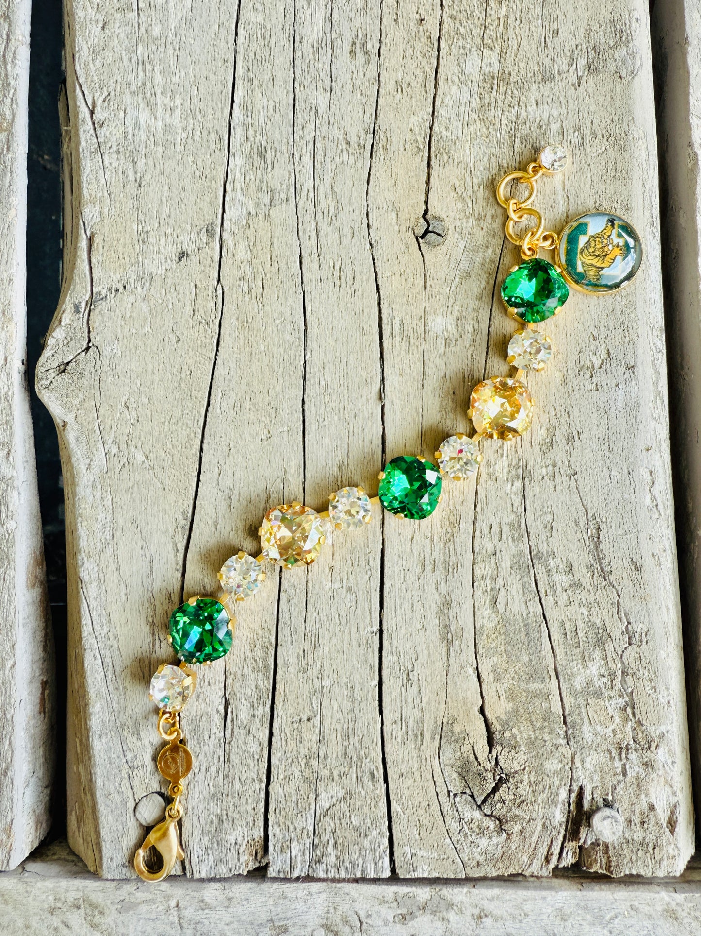 Conway Tigers Crystal Tennis Bracelet