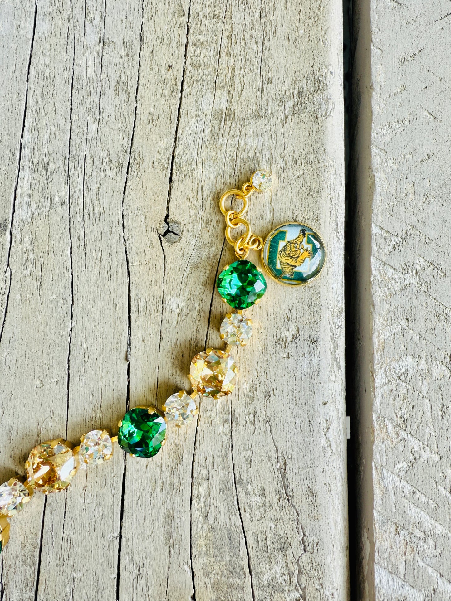 Conway Tigers Crystal Tennis Bracelet
