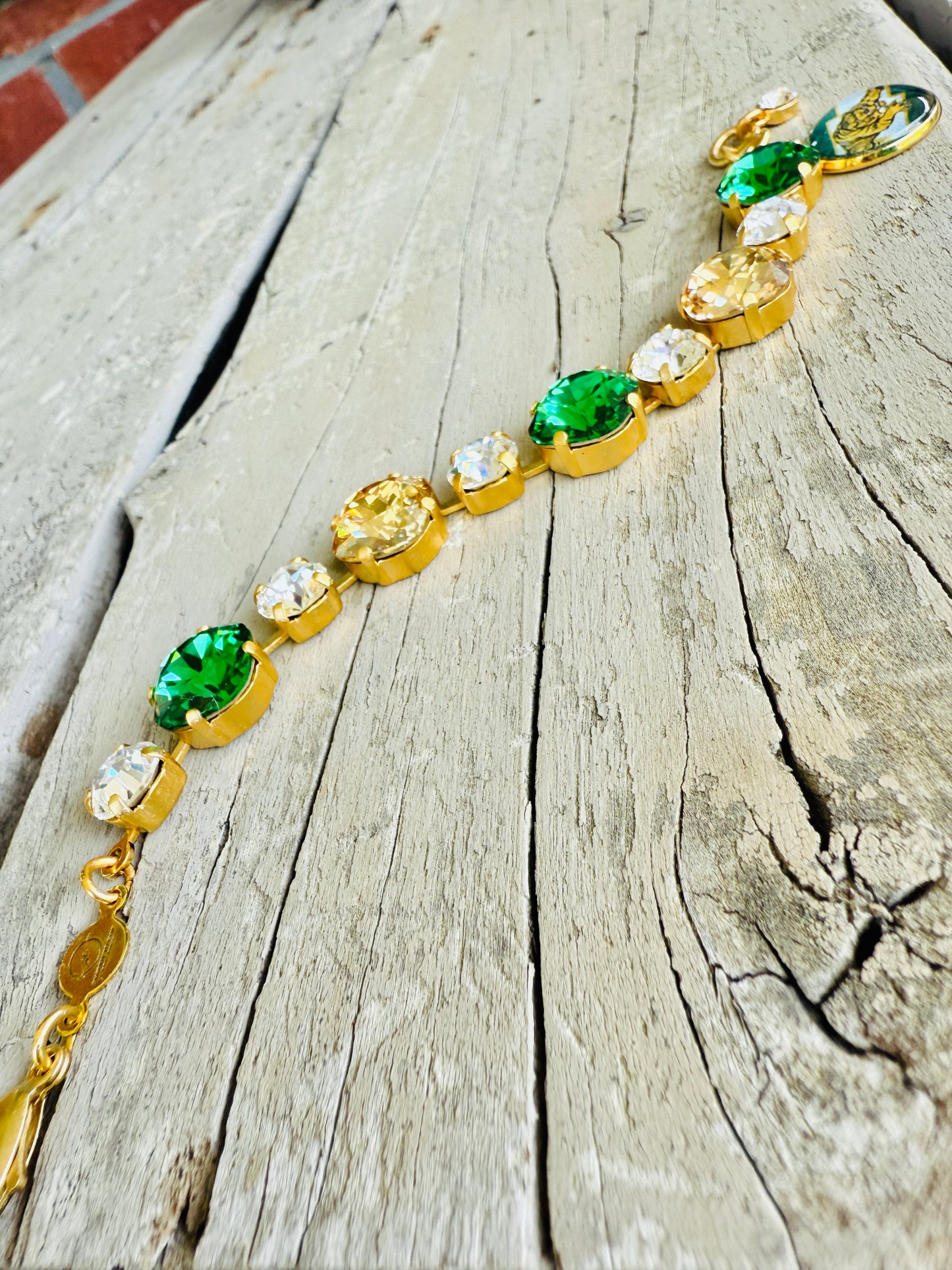 Conway Tigers Crystal Tennis Bracelet