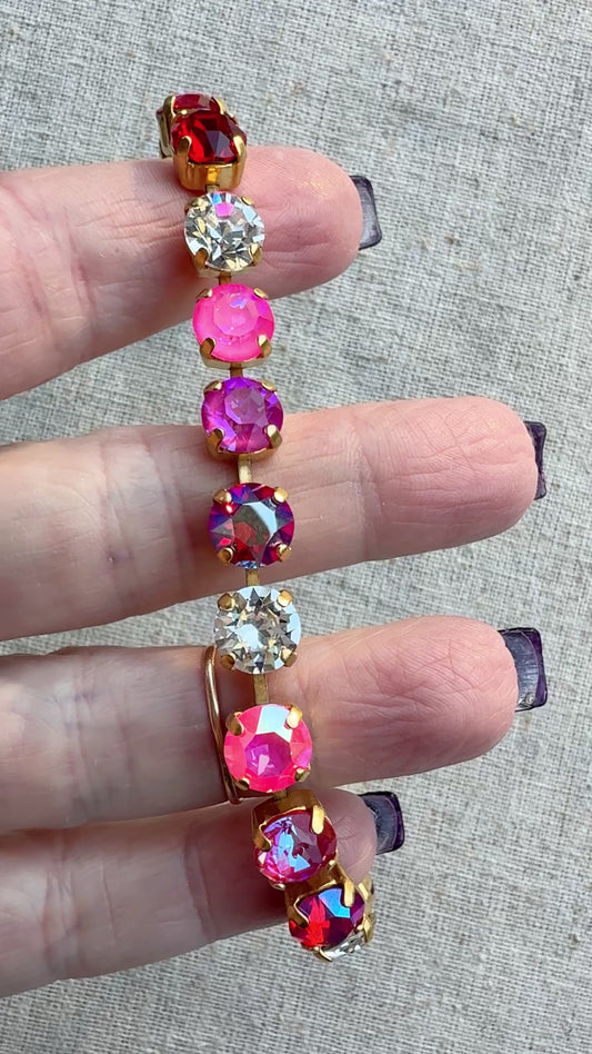 Rachel Crystal Tennis Bracelet